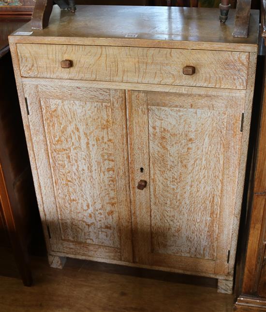 Limed oak cabinet